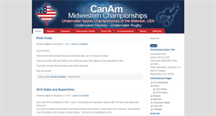 Desktop Screenshot of canammidwesternchampionships.com